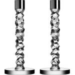 Orrefors Свещници за класически свещи Carat 24, 2 см сребърни 2 бр (6590162)