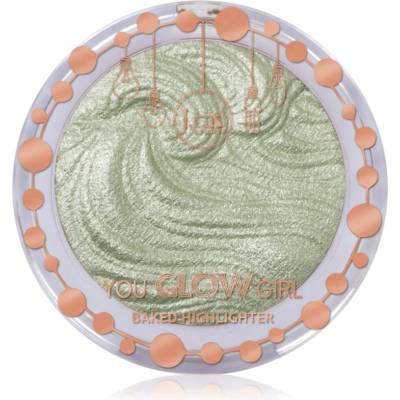 J. Cat Beauty You Glow Girl печен хайлайтър цвят 108 Mermaid Skin 8.5 гр