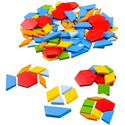 Bigjigs Toys - Геометрични плочки