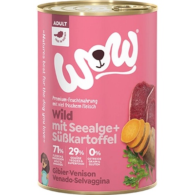 WOW Zvěřina s batáty Adult 400 g