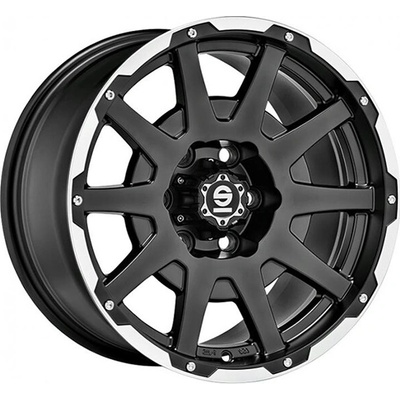 SPARCO DAKAR 5,5x16 5x139,7 ET5 matt black lip polished