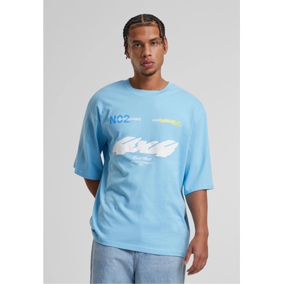 Mister Tee Тениска Motorsport Heavy Oversize Sleeve Tee balticblue XXLUB-MT3191-04410 - Тъмносив, размер M