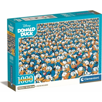 Clementoni Impossible Kačer Donald 1000 dielov