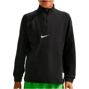 Nike Детска блуза с дълъг ръкав Nike Kid's Pro Dri-FIT Long-Sleeve Training Top Longsleeve - Black / White - размер M (704-6166-0113)
