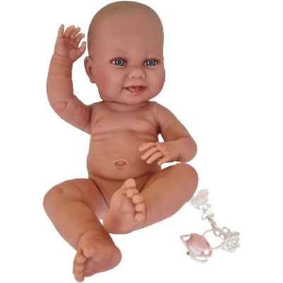 Llorens 738AB NEW BORN Момиченце - реалистична кукла бебе с цяло винилово тяло