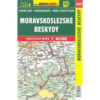 Turistická mapa 469 Moravskoslezské Beskydy 1:40 000