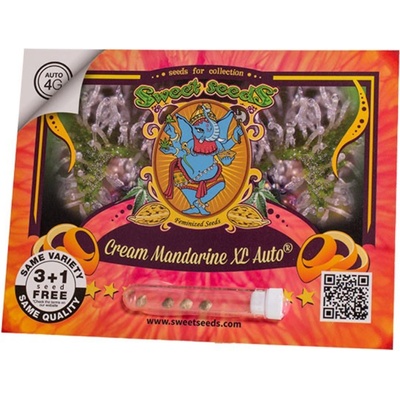 Sweet Seeds Cream Mandarine XL semienka neobsahujú THC 100 ks