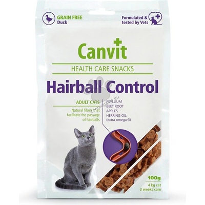 Canvit Hairball Health Care Snack (Канвит СНАК КТ срещу космени топки) -100 гр