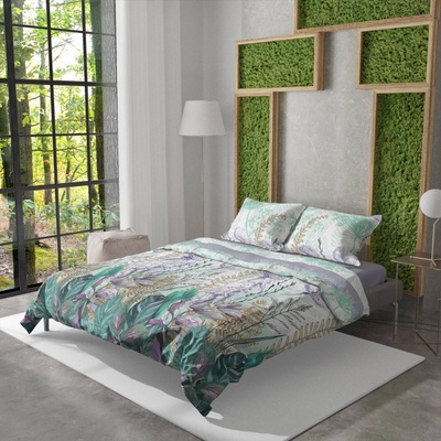 Png Панагюрище Единичен спален комплект Меко Пърпъл мидоу 100% памук