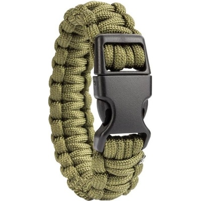 M-Tramp Paracord 2cm/20cm/2,7m, plastová spona oliva