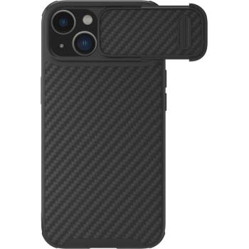 Nillkin Кейс с протектор за камера Nillkin Synthetic Fiber S за iPhone 14, 6.1"", 2022, черен (KXG0037991)