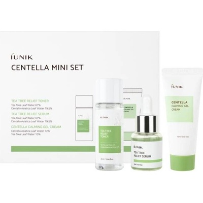 IUNIK Centella & Tea Tree Relief Комплект за лице Mini, 3 части