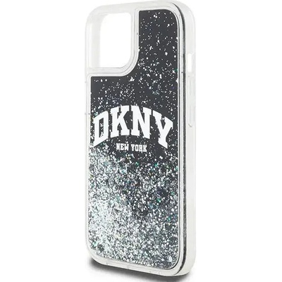DKNY Кейс DKNY Liquid Glitter Big Logo за iPhone 11 / Xr, черен (3666339270650)
