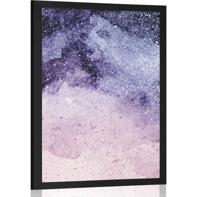Plakát abstrakce noční oblohy - 20x30 black