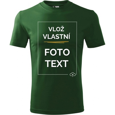 Tričko s potiskem zelená – Zboží Mobilmania