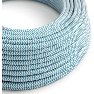 Crative Cables RZ11 nebesky modrý 3x0,75mm² bílý 1 m