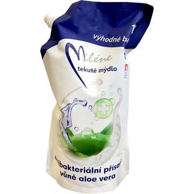 Miléne Aloe Vera antibakteriální tekuté mýdlo náhradní náplň 1 l