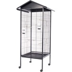 INTER-ZOO Pet Products Клетка за птици Velio 78 x 75 x 165 cm ЧЕРНА