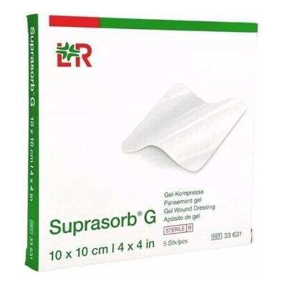 Suprasorb G hydrogel kompresa 10 x 10cm 5 ks