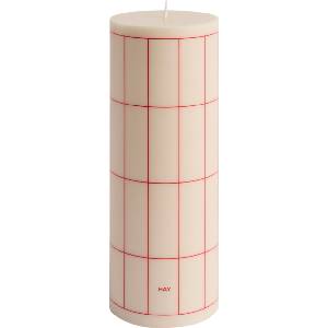 HAY Column L Свещ кремаво-червена (AB401-A603-AU47)