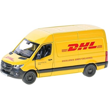 Mikro Mercedes-Benz DHL 12, 5см метал на заден ход