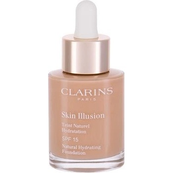 Clarins Skin Illusion Natural Hydrating Foundation rozjasňujúci hydratačný make-up SPF15 106 Vanilla 30 ml