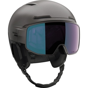 Salomon Ски каска Salomon Driver Pro Sigma Photo Mips Cat. 1-3 VLT 18-51% Ski helmet - Beluga / Black / Sky Blue - размер 53-56 cm (418-1372-0411)