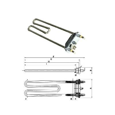 Topné těleso pračky LG 2000W s čidlem AEG33121503