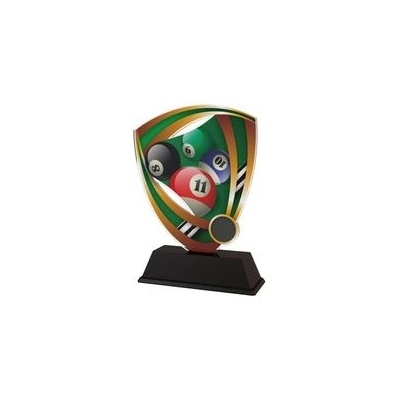 Poháry Bauer Akrylátová trofej CACUF001M11 Billiard