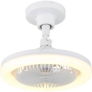 GLOBO 03680W - LED димируем таванен вентилатор LIDEA LED/20W/230V 3000-6500K бял+дистанционно (GL8896)