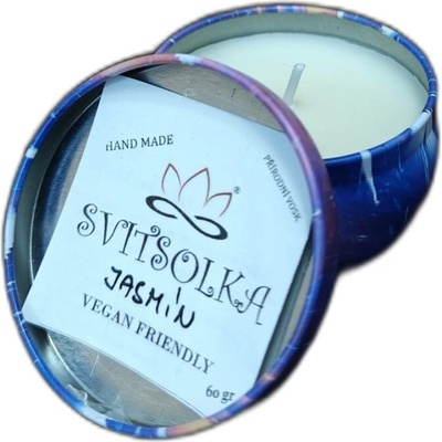 Svitsol Vonná svíčka v dóze Svitsolka Levandule, Jasmín 60 g