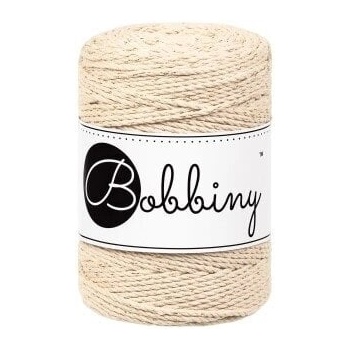 Bobbiny 3PLY Macramé Rope 1, 5 mm 100 m Golden Warm Beige юта (TD-E079)