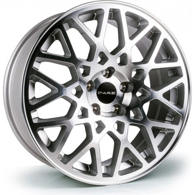 Dare LG2 8x18 5x100 ET35 silver polished face