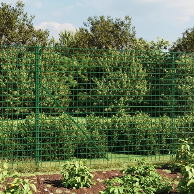 vidaXL Drátěný plot s přírubami zelený 2,2 x 10 m