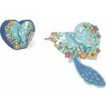 Scratch Europe Puzzle 40 contour Heart