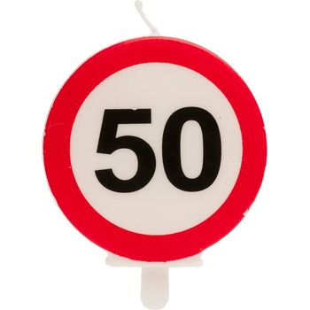 Dekora Свещ за рожден ден - 50