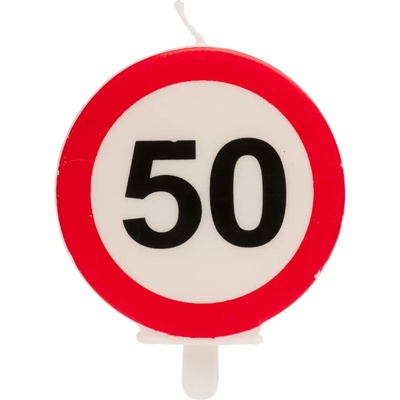 Dekora Свещ за рожден ден - 50