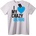 NOONEBRAND Тениска I Love My Crazy Girlfriend - L, Black