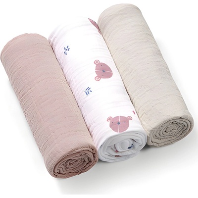 BabyOno supermäkké mušelínové sivé