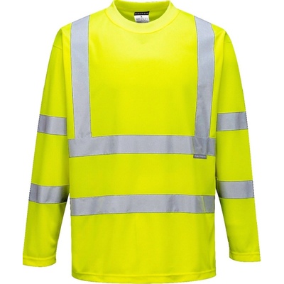Portwest tričko S178 Hi-Vis dlouhý rukáv žltá XL