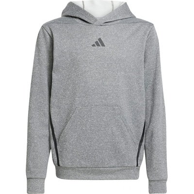 Adidas Детски суичър Adidas Kid's Game&Go Hoody Hoodie - Grey Five Mel / Black - размер 116 (EU) (704-5268-0111)