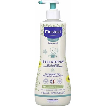 Mustela Бебешки душ гел за атопична кожа Mustela Stelatopia - 500 ml