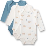 Sanetta Детско ежедневно термо бельо Sanetta Kid's Set Body 1/1 3-Pack Everyday base layer - White Pebble - размер 98 (EU) (714-2049-0118)