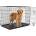 ABC-ZOO Сгъваема клетка за кучета, 2 врати, XXL - 121 x 74 x 82 см