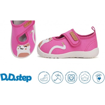 D.D.Step dívčí plátěnky CSG139A růžová