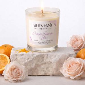 SHIMANI Луксозна ароматна свещ Портокал SHIMANI Orange Sunrise Glow (7159)