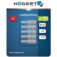Högert Hex H3 25 mm 5ks HT1S347