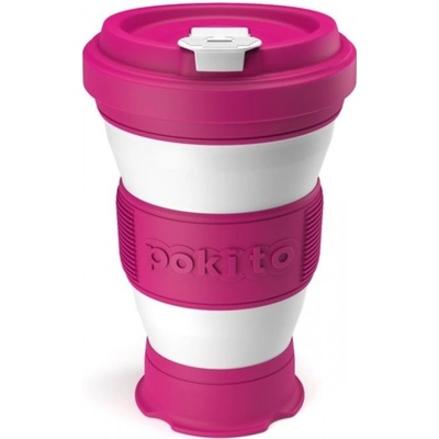 Pokito skladací hrnček do vrecka červený až 475 ml