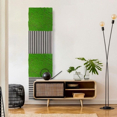 Jangal Modular Wall Design Moss FOREST GREEN 11108 520 x 520 mm 0,2704m²