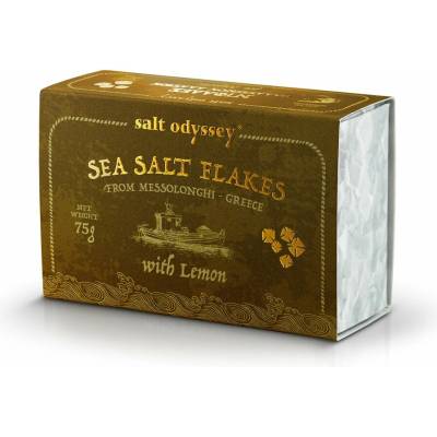 Salt Odyssey Grécka soľ, citrónová, (vločky), 75g